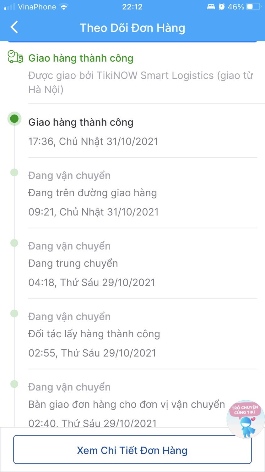 Sách hay OK, 
Nhưng dịch vụ của Tiki thì tồi tệ, mình đặt hàng từ 10/10 và đã thanh toán trả trước dự kiến giao 20/10 mà đến 20/10 k giao cũng k có thông báo trễ giao cho KH, mình phản ảnh lên tổng đài 19006035 thì được thông báo hàng vẫn trong kho chưa được vận chuyển đi, hẹn sẽ thúc đẩy, sau đó thì *** báo chậm 7~10 ngày, đến 29/10 vẫn k thấy giao hàng, mình đã phản ánh tiếp lên Tiki hỗ trợ cũng với chỉ 1 câu sẽ thúc đẩy và không nói rõ ngày nào phải giao được hàng, sau khi hết kiên nhẫn 30/10 mình báo hủy đơn đó gao hàng chậm trễ thì 31/10 hàng mới đc giao đến nơi.
Dịch vụ hỗ trợ & thúc đẩy giao hàng của Tiki quá TỒI TỆ!