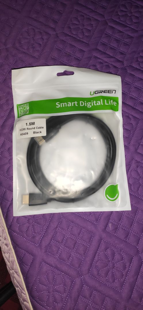 Tiki dạo này giao nhanh ghê
Hàng đúng mô tả, dây khá dày, đc bọc dù chắc chắn, 2 đầu có miếng bảo vệ. Dùng 1 thời gian xem chất lượng thế nào. 
Tạm thời là hài lòng vs sản phẩm.