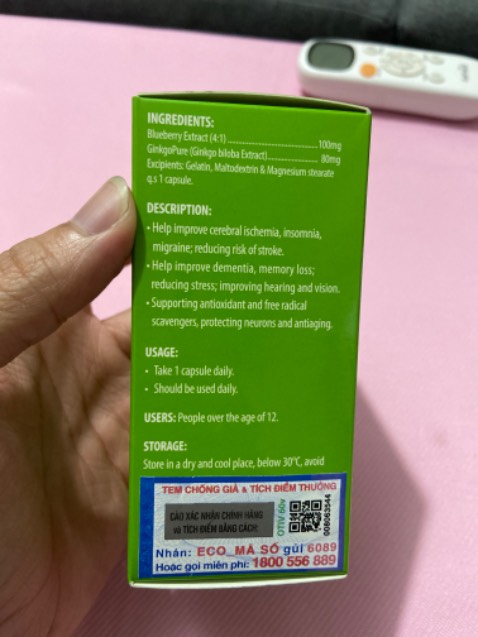 Sản phẩm tốt cho não bộ