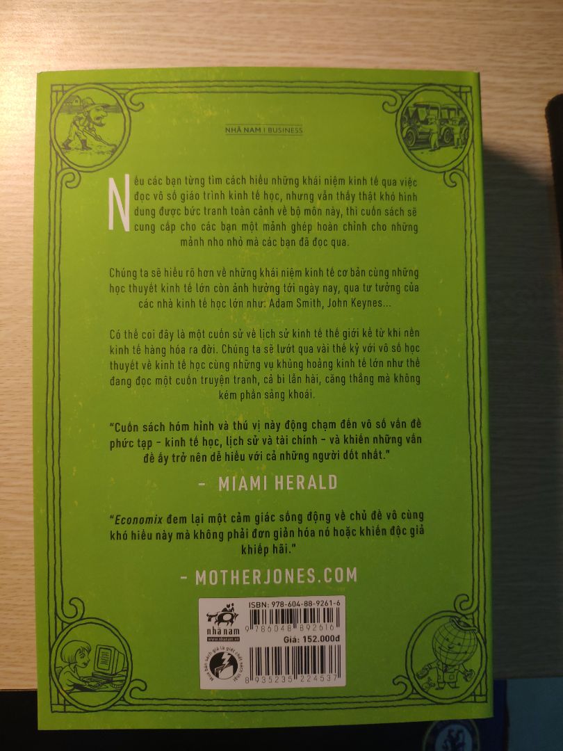 Về Giao hàng: Giao hàng nhanh
Về đóng gói: Tiki luôn tuyệt vời, gói đẹp
Về chất lượng sách: lần đầu tiên đọc sách kinh tế mà lại dạng truyện tranh, khá thú vị, dễ hiểu 
Về nội dung sách: hay, dễ hiểu .
Về giá cả: rẻ không tưởng

Xin cảm ơn TIKI ❤️❤️❤️