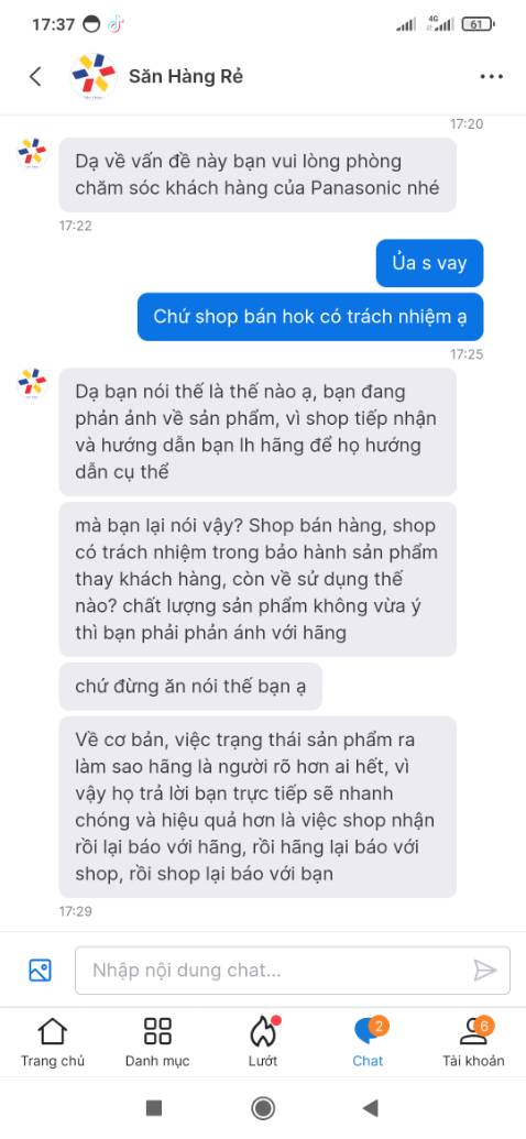 Sản phẩm rrất là tệ luôn .. Mua về  xài  không  ngon báo với  shop . ma shop bảo  liên hệ  với  chăm sóc khách hàng ccủa hãng  bàn ủi  đó .. Rồi tôi biết nói s trong khi   tôi  mua hàng  của  shop 🤣🤣. *** cả cuộc đời với shop  ăn nói  cọc can quá mức 😠😠 tthôi đđược mọi người mua hàng  xem tin nhắn shop nhắn cho tôi  trước khi mua hàng  nha 🤗 cảm ơn  shop nha
