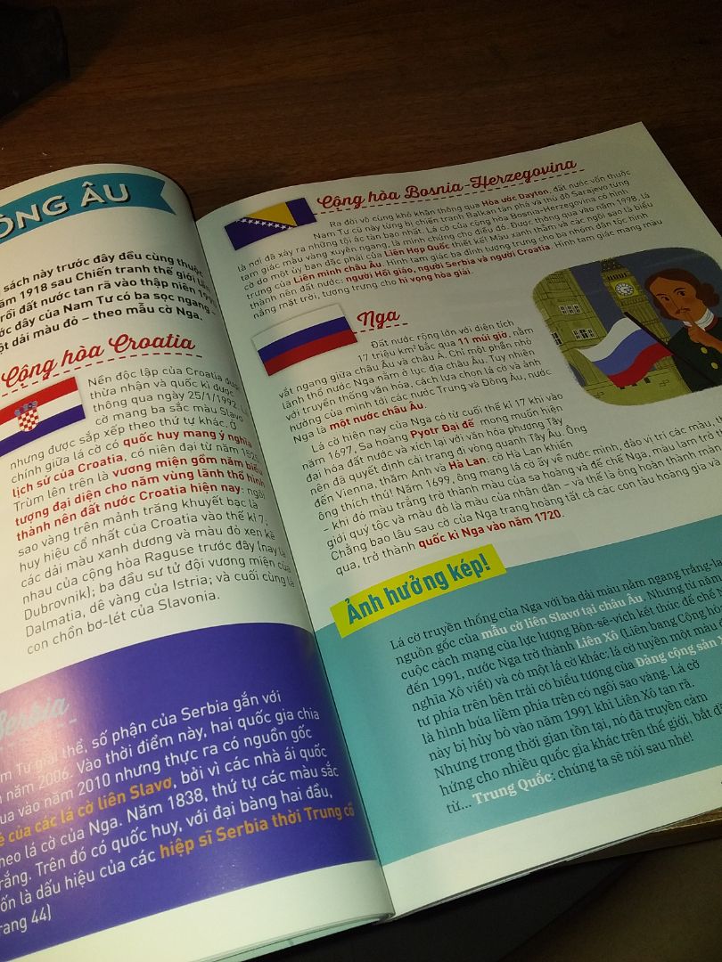 sách đẹp, hình in sắc nét. Mỗi tội mua về để tìm hiểu thêm về u cà và nga thì tìm lòi con mắt không thấy u cà ở đâu:((( Ai gthich cho tui vớiiii huhuuhu