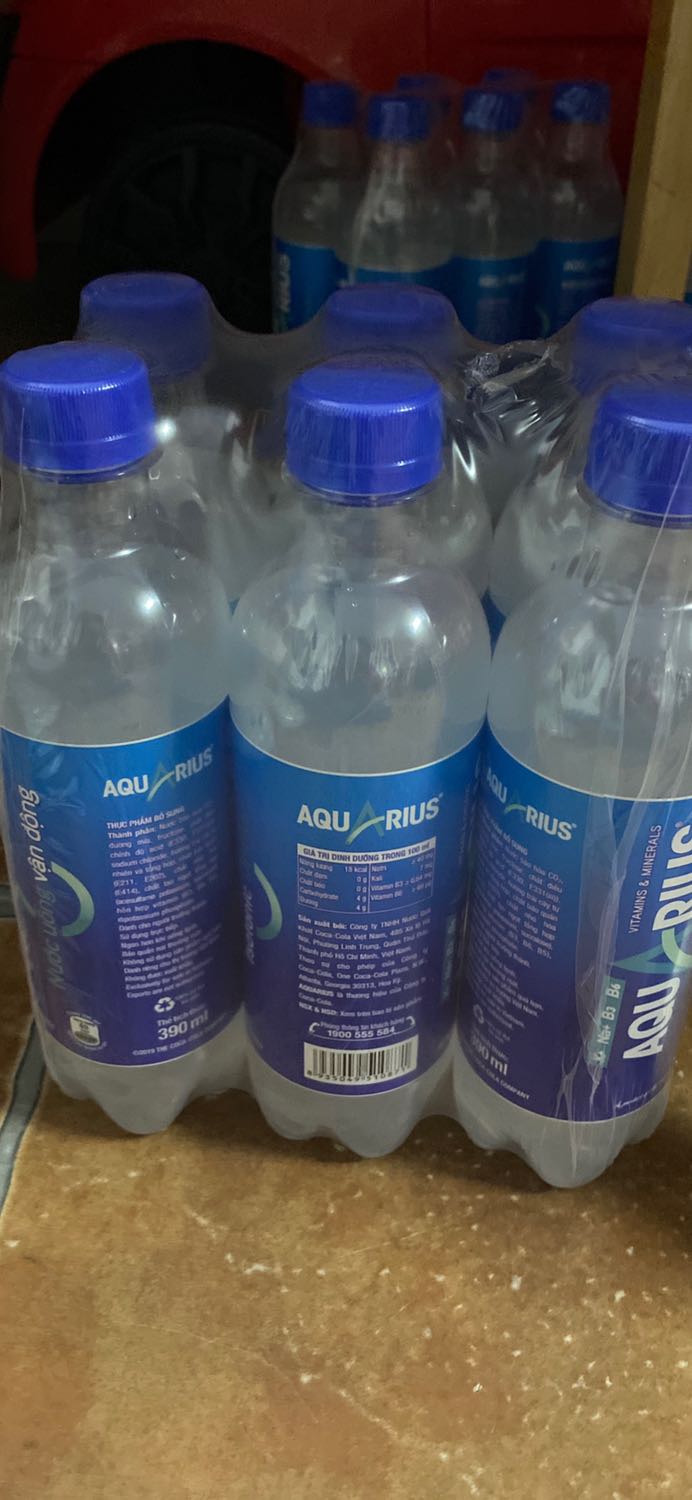 Nước chất lượng nha bù khoáng bù nước đi tập zia làm một chai đã cái nư gê.