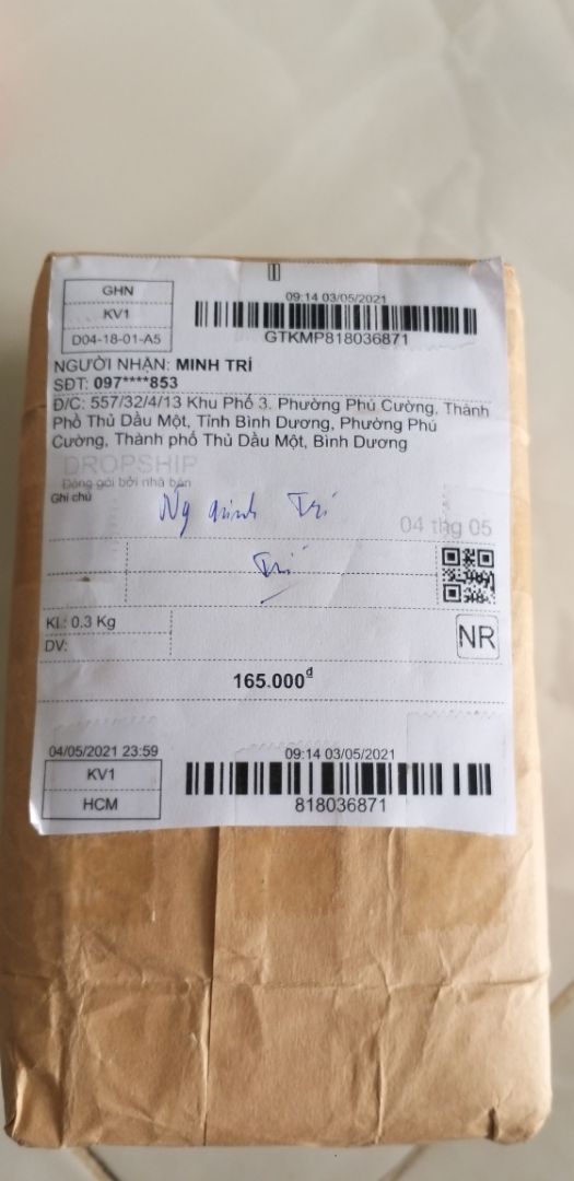 mình nhận được hàng gùi, phải công nhận rằng tiki đóng gói sản phẩm rất cẩn thận và chu đáo cho dù sản phẩm nào củng vậy rất cảm ơn tiki đã quan tâm và chăm sóc khách hàng. mình thấy trên trang tiki bán đọc thì thấy sản phẩm này rất tốt cho sức khỏe nên mình mua dùng thử...nếu chất lượng tốt thì mình sẽ ủng hộ shop và tiki??