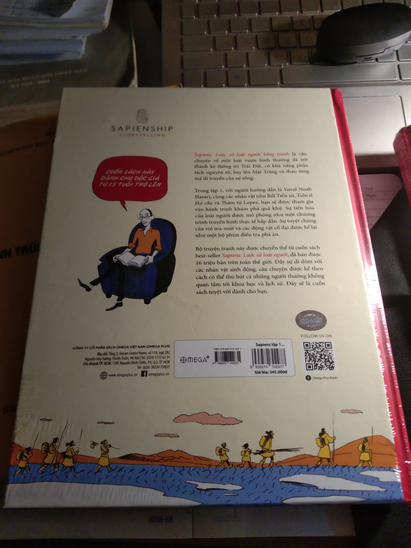 Lần mua mà mình thấy ưng ý nhất
- Giao hàng đúng hẹn
- Sách bọc kĩ càng
- Cảm ơn shop vì cái túi sapiens quá chất 
- Nội dung thì mình đã đọc sách chữ, mua sách tranh để hiểu sâu hơn. Nghe ông qoéo (Anh Nguyễn Hữu Trí) review mà phải đặt luôn mọi người ạ