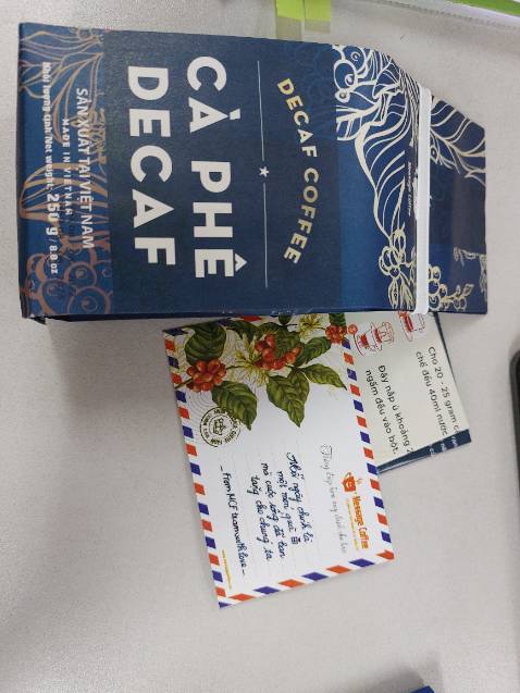 Shop gói đẹp, cẩn thận.
Giao hàng cực nhanh.
Cafe mình chưa thử, ngon mình sẽ đặt tiếp.