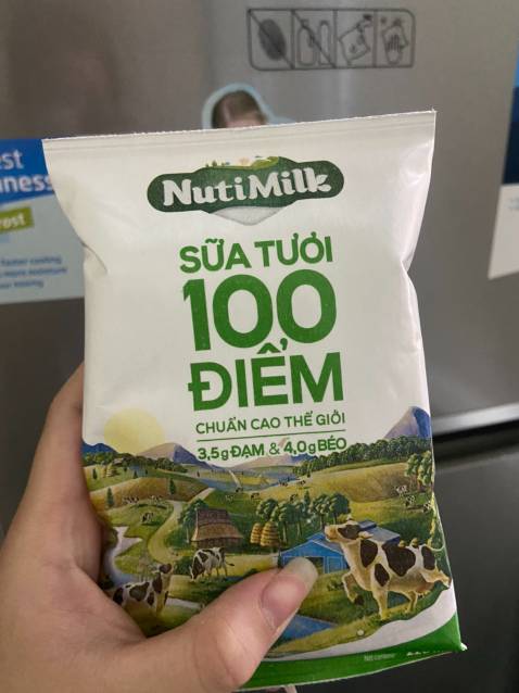 sữa béo ngọt vừa, ngon, uống hoài mà ko sợ mập, để tủ lạnh ngăn mát uống rất ngon