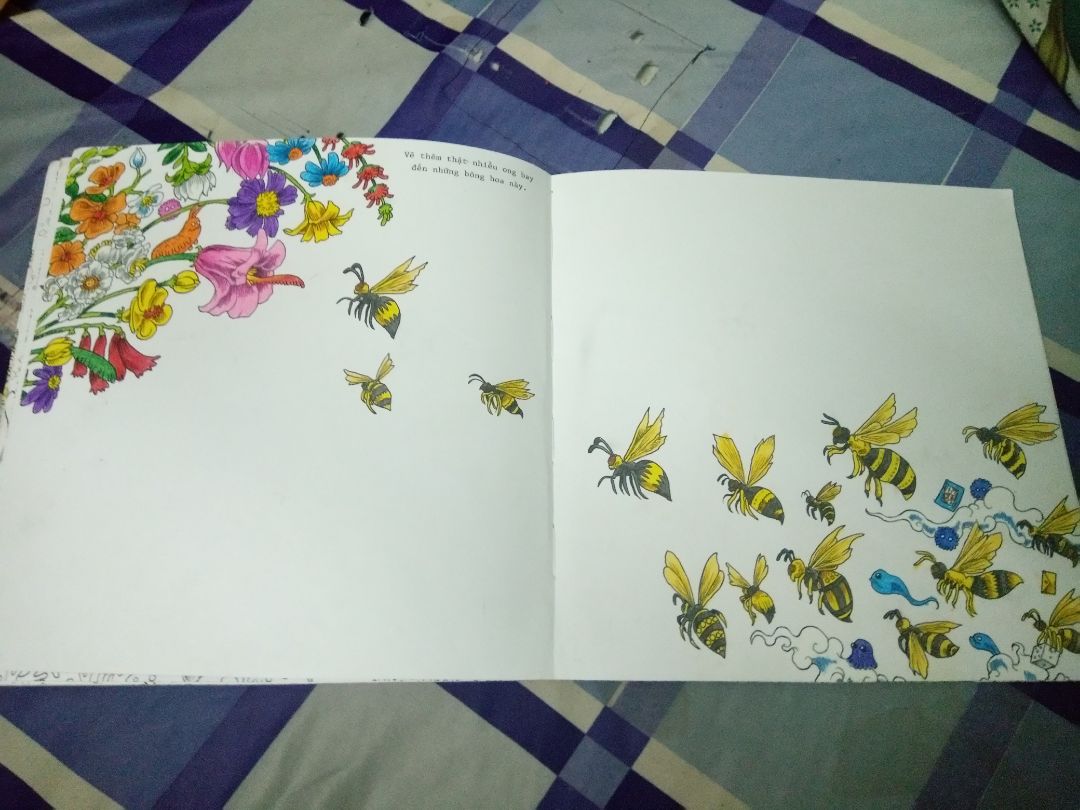 Cuốn sách rất là tuyệt, mỗi khi rảnh rỗi đem ra tô vừa giết được thời gian vừa hoàn thành được những bức tranh đầy màu sắc thì không còn gì bằng!