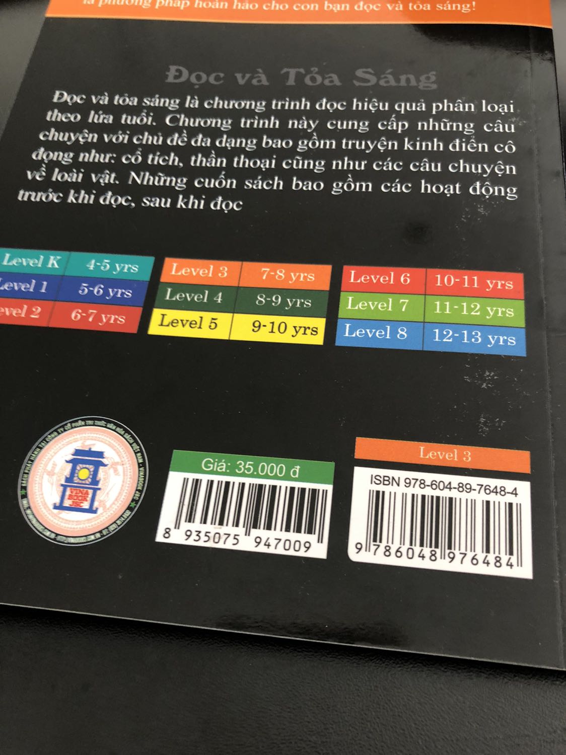 Phù hợp với level các bé