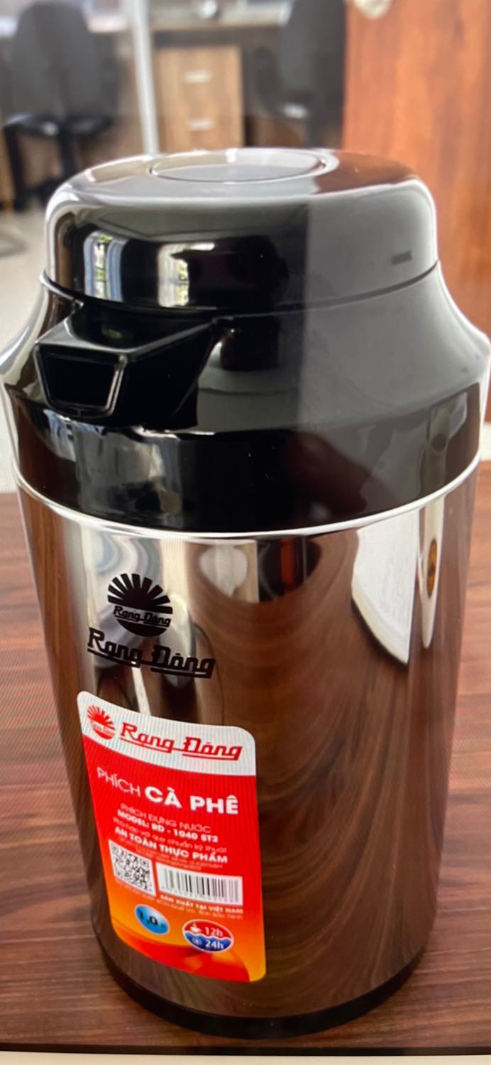 Bình thủy đẹp, nhìn ngoài sáng bóng, hàng của rạng đông là chắc tốt, giao hàng rất nhanh, mới Sài, nếu tốt sẽ ủng hộ shop nữa a !