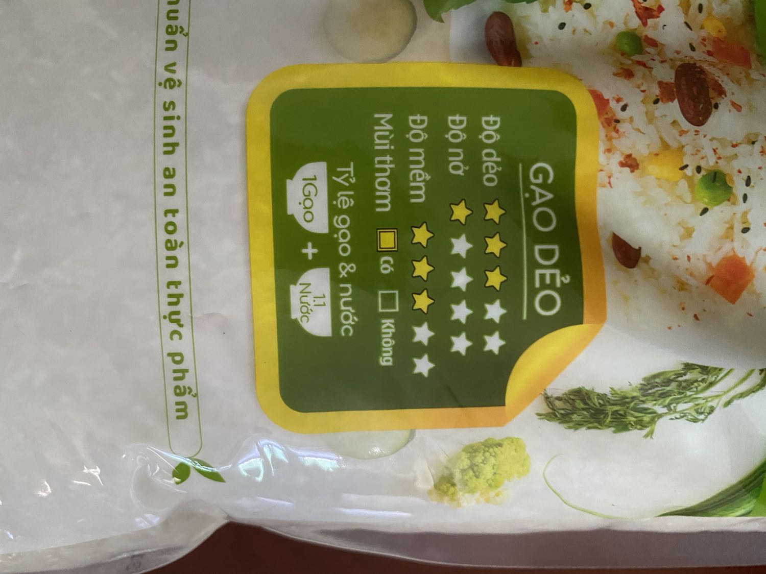 Gạo dẻo dễ ăn. Đóng gói kỹ lưỡng, hdsd cụ thể. Giao hàng nhanh Gạo dẻo dễ ăn. Đóng gói kỹ lưỡng, hdsd cụ thể. Giao hàng nhanh