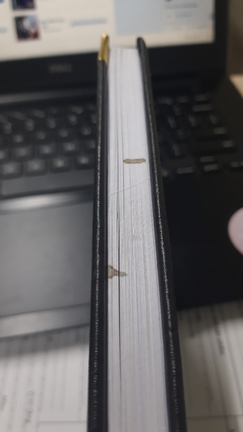 Số không thực sự đẹp lắm. Ô kẻ hơi dày.
Mình mua cho nhân viên đi đo cửa ghi chép nên cũng ổn.
Sổ dày, đóc góc mặt trước, giấy trắng, chất giấy viết bút bi thì ổn chứ viết bút nước hay bút mực thì khả năng là nhòe sang trang sau.