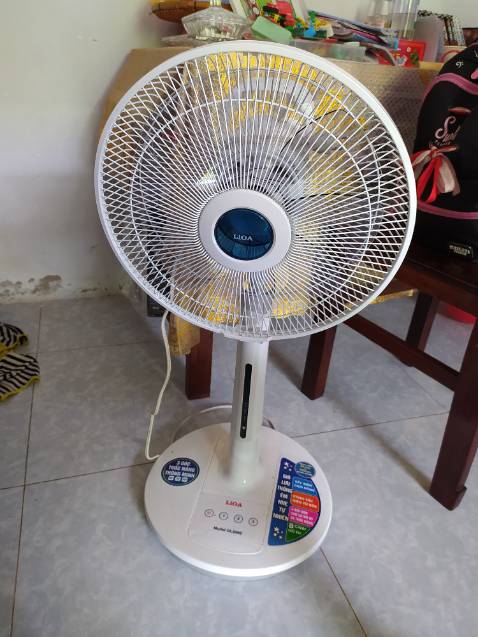 chưa hài lòng vì sản phẩm quá đắt, hàng về đến an giang bao bì đã nhàu nát, lồng quạt bị tróc sơn. qua mấy ngày sử dụng thấy sản phẩm này cũng như bao quạt rẻ tiền khác!
