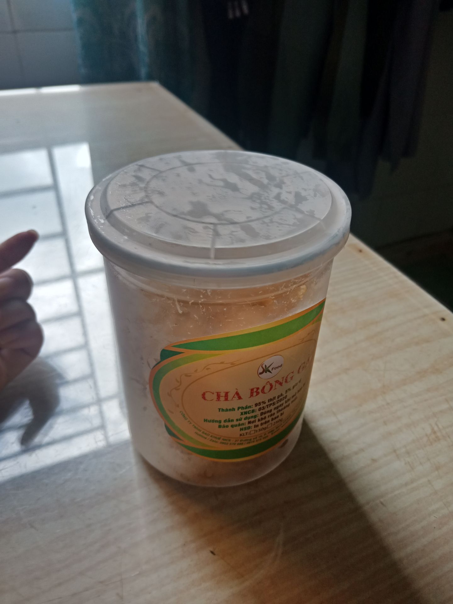 Hàng giao nhanh dù tình hình dịch bệnh nhưng vẫn giao sớm hơn dự kiến, chà bông ngon đúng như miêu tả. Sẽ mua thêm ạ.