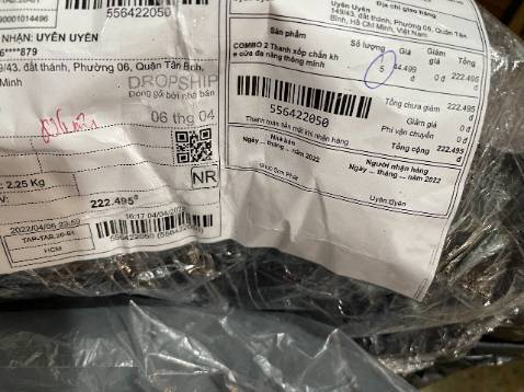 đặt combo 2 số lượng 5 giao có 5 cây. chán. né luôn