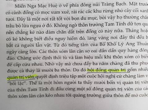Văn phong không phù hợp thể loại truyện, làm mất cảm xúc người đọc