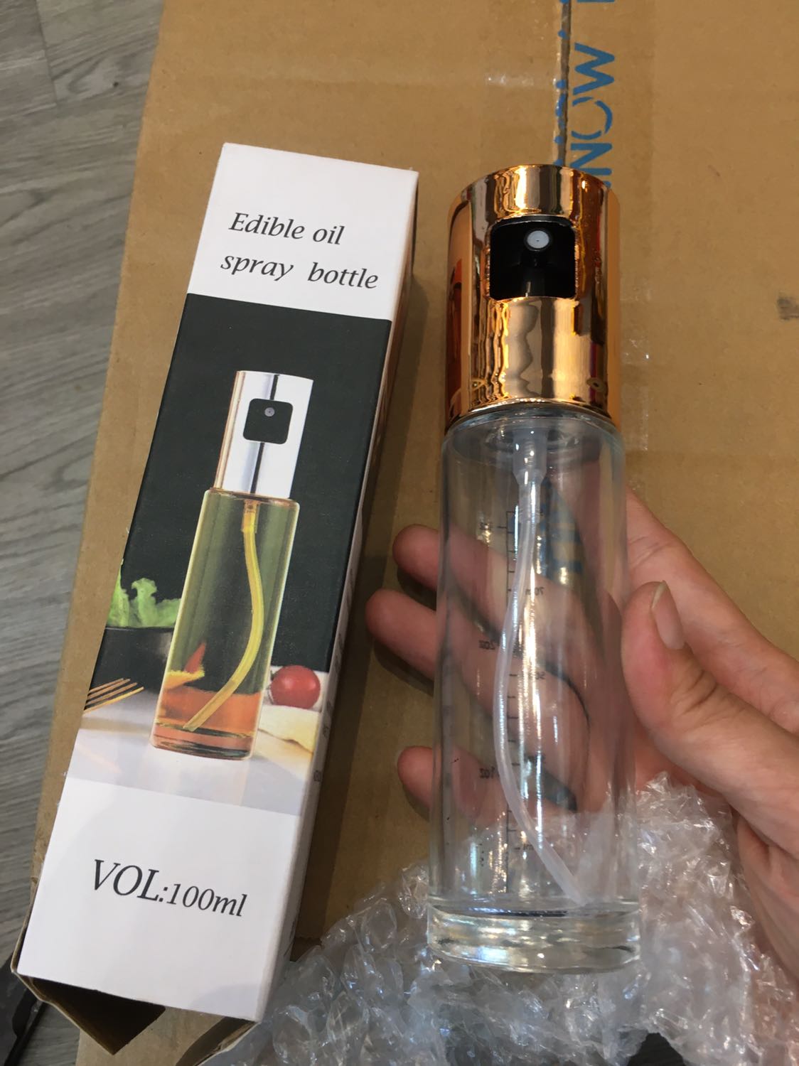 Sản phẩm dễ thương nút nhấn tốt nhẹ dễ sử dụng tia dầu phun đều cảm ơn tiki