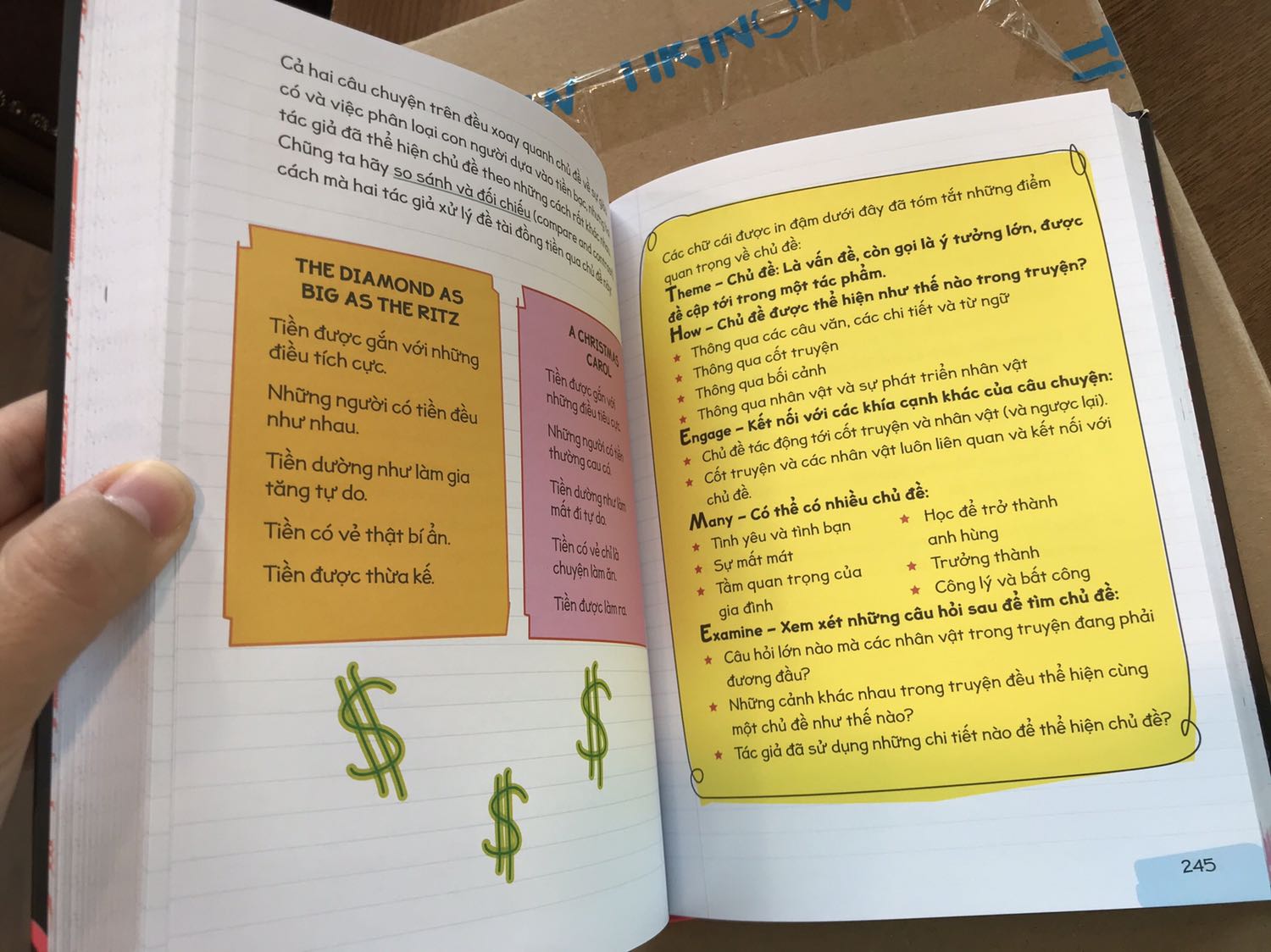 Mình mua cho em học cấp 2, nhưng có vẻ kiến thức trong sách cần có mentor hướng dẫn thì em mình mới hiểu rõ hơn
Sách trình bày đẹp, bìa cứng cáp. Tiki hẹn thứ 5 mà mới thứ 2 đã giao.
Nội dung sách đã được review trên trang ***. Mình chưa đọc kỹ nên chưa thấy có gì bất hợp lý. Chỉ thấy đẹp nhiều màu sắc.