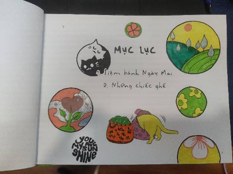 Là sách tô màu nên chất lượng giấy in dày dặn, tô màu dạ bình thường không bị in sang mặt sau. Hình vẽ khá đáng yêu