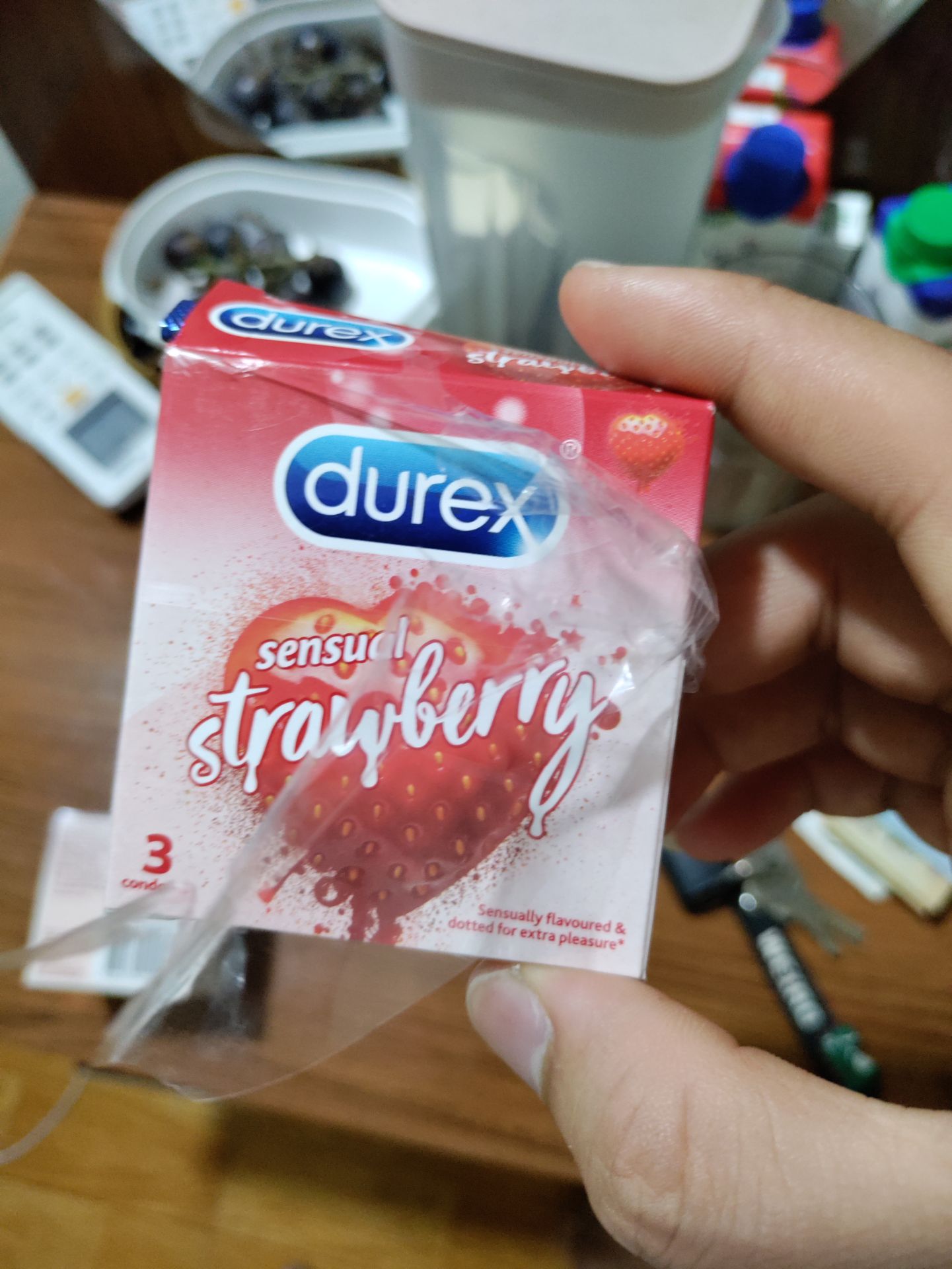 sản phẩm thơm mùi dâu rất chi là thơm.lần sau sẽ mua lại durex thì thương hiệu lớn rồi