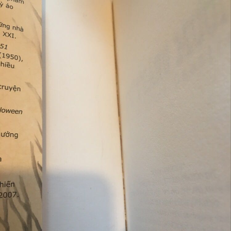Sách giao như sách cũ vậy, gáy bị gập trông như sắp bung, phần chữ nổi bị xước, bìa cũng có mấy chỗ bị phồng lên
