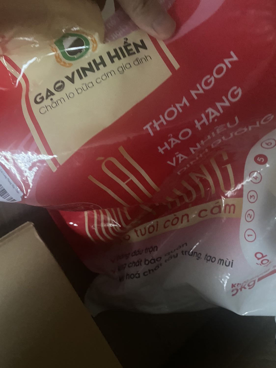 hàng đóng gói đẹp gạo thơm dẻo