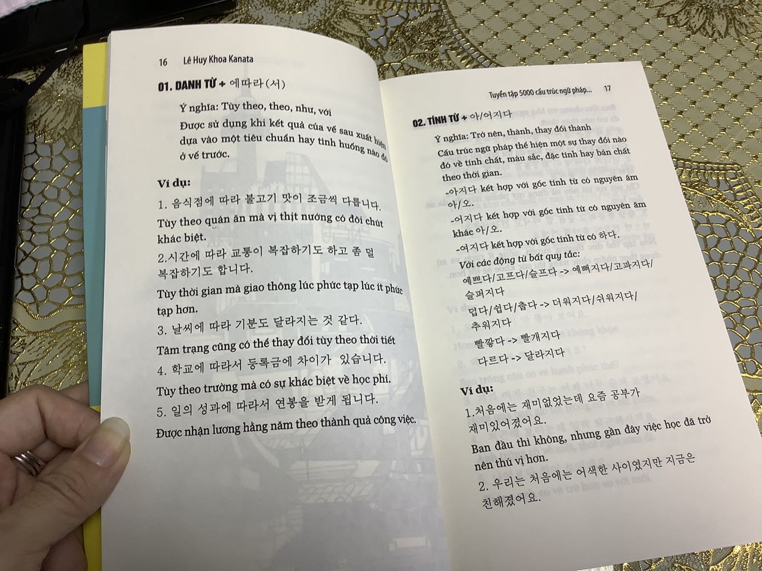 Giấy đẹp, chia các phần rõ ràng, dễ đọc hiểu