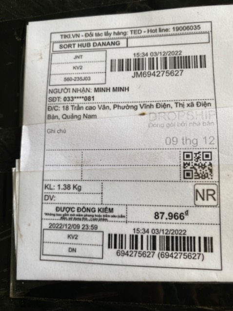 Giao ko đúng hàng, quá tệ Giao ko đúng hàng, quá tệ