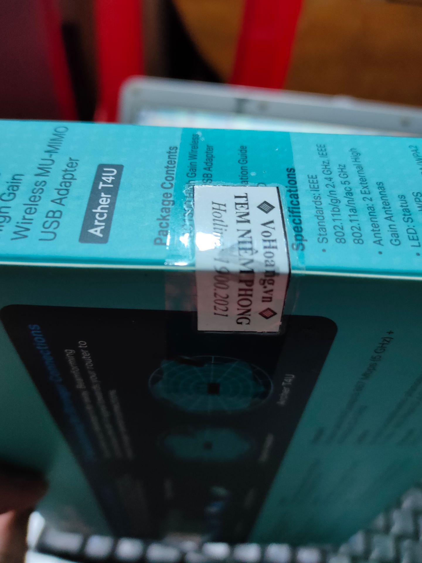 Sp nguyên seal của nhà cung cấp. Xài ổn, nhưng các loại dongle wifi của TP-Link hay bị lỗi không nhận wifi 5Ghz của router ở một số kênh (chanel), mình bị lỗi này và phải chỉnh lại router mới sử dùng được băng tầng kép. Sp nguyên seal của nhà cung cấp. Xài ổn, nhưng các loại dongle wifi của TP-Link hay bị lỗi không nhận wifi 5Ghz của router ở một số kênh (chanel), mình bị lỗi này và phải chỉnh lại router mới sử dùng được băng tầng kép.