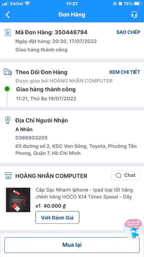 Mua 2 đơn hàng cùng 1 shop, 1 cái có hình màu đỏ, 1 cái có hình màu đen—>giao 2 cái màu đen, không như hình đăng nên thấy không buồn xíu. Dùng thì thấy OK