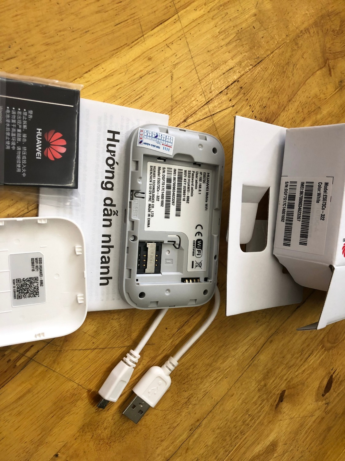 Hàng mới 100% chính hãng Vỏ hộp và thân máy trùng Seri. Dễ dàng cài đặt qua App Huawei HiLink, Sẽ còn ủng hộ Shop BanBuonGiaRe nữa vì hay mua hộ cho anh em bạn bè