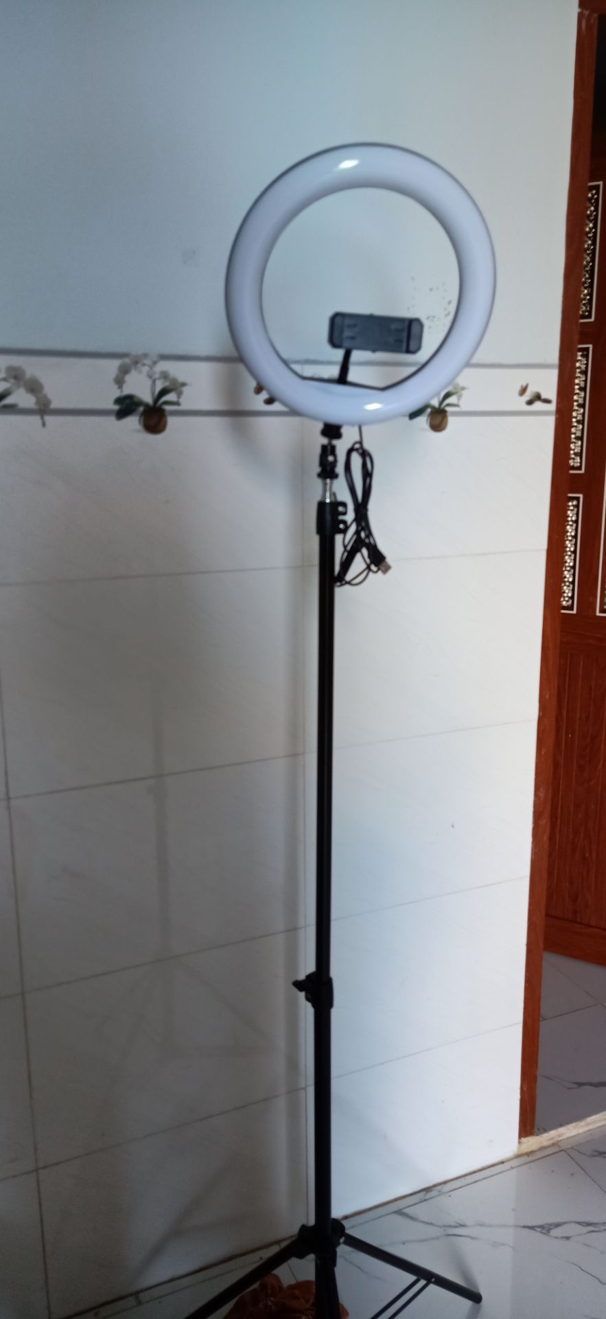 hàng ok, đèn sáng có 2 màu có tùy chỉnh độ sáng , cao 2m và tùy chỉnh độ cao đc, tổng quan nhìn chắc chắn gói hàng cẩn thận