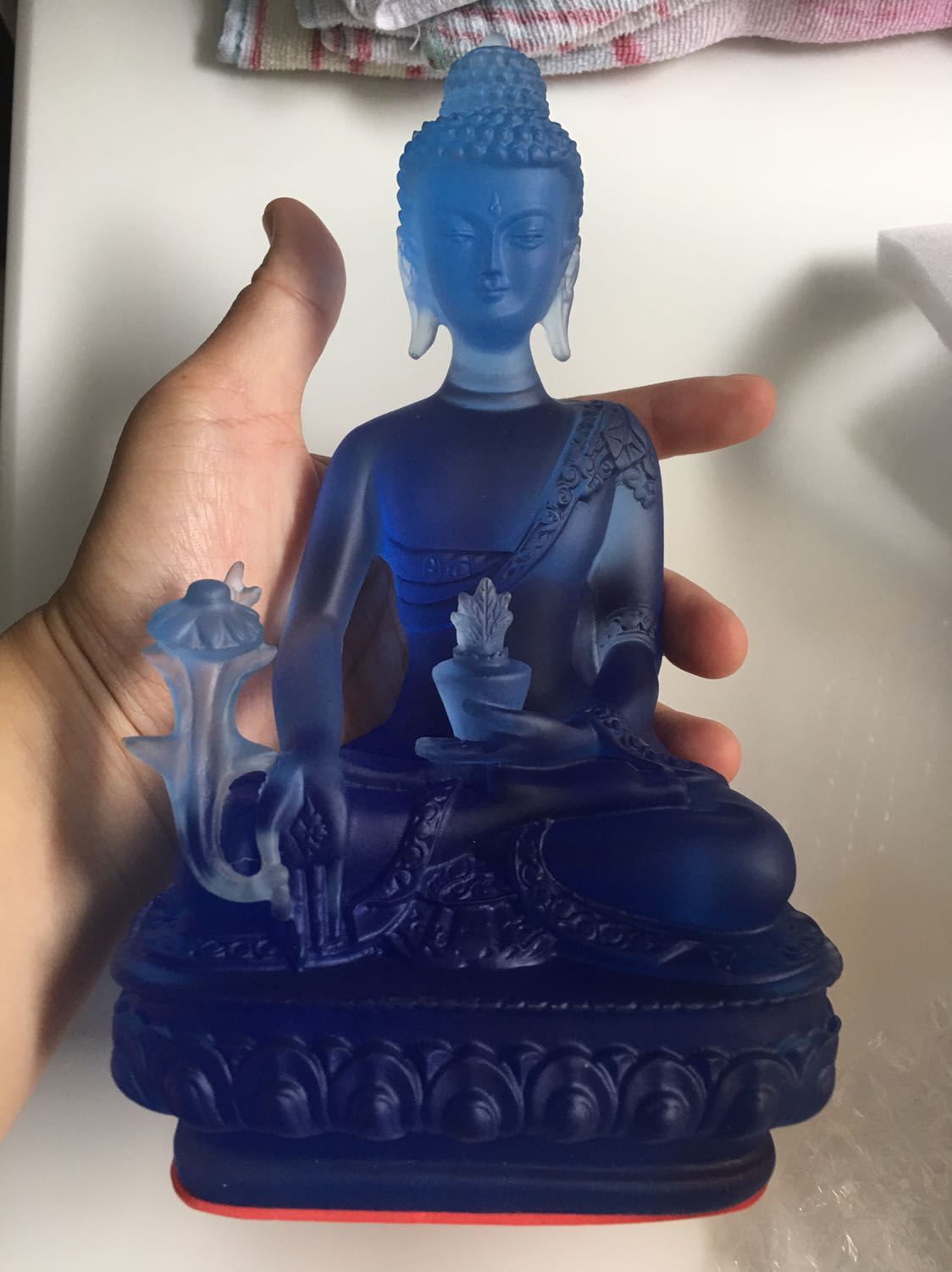 Rất hài lòng được rước Phật dược sư lưu ly