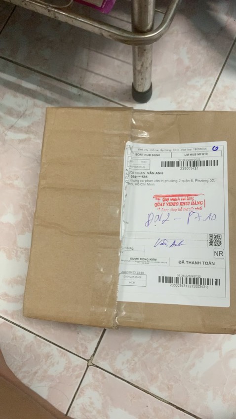 Đợn hàng đặt 2 hộp nhưng chỉ nhận được 1 hộp, đề nghị kiểm tra lại gấp Đợn hàng đặt 2 hộp nhưng chỉ nhận được 1 hộp, đề nghị kiểm tra lại gấp