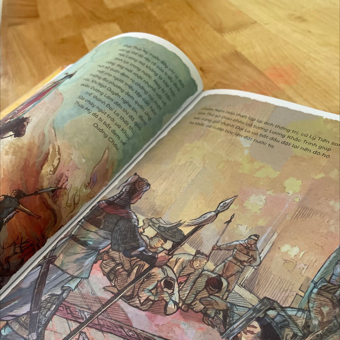 Khi những kiến thức lịch sử khó nhằn được vẽ thành những bức tranh và câu chuyện nhỏ giúp bé dễ tiếp thu hơn bao giờ hết.