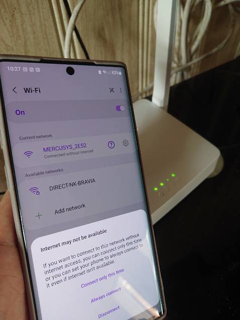 Đèn Wan nhấp nháy, có nhận tín hiệu internet nhưng Wifi vẫn hiện no internet