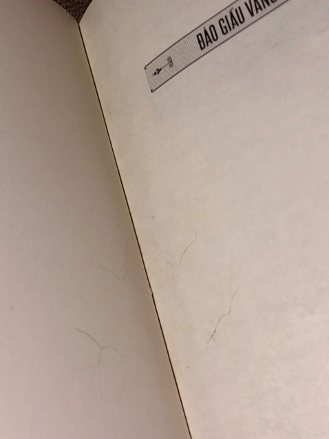 Giấy mỏng quá khó đọc, nhiều chi tiết lỗi