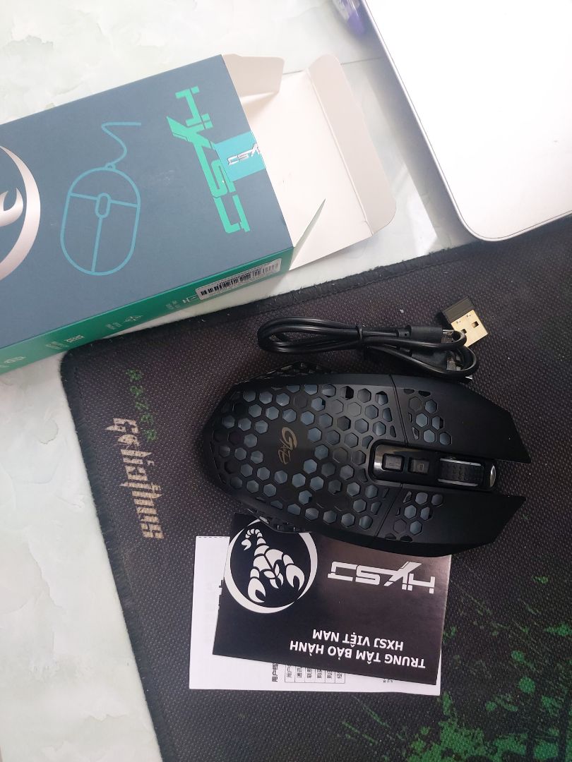 Chuột xài thử khác tốt.
Đèn sáng đẹp.
Dây sạc tốt.
Đang trải nghiệm. Chưa biết độ bền ra sao. Chuột xài thử khác tốt.
Đèn sáng đẹp.
Dây sạc tốt.
Đang trải nghiệm. Chưa biết độ bền ra sao.