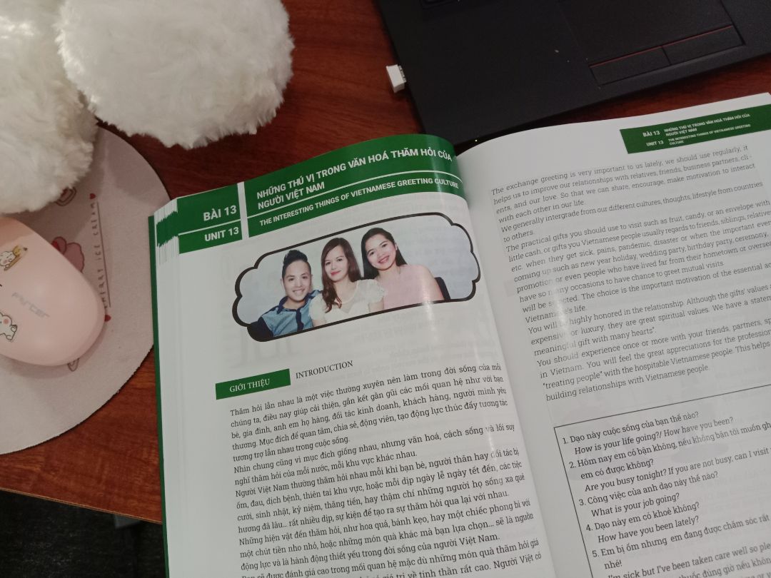 It was beyond my imagination when I receive this book, it's very useful and convenient for a foreigners like me. I have studied the "Vietnamese for foreigners" the elementary level, and it helps me a lot, that why I decided to buy the intermediate one.