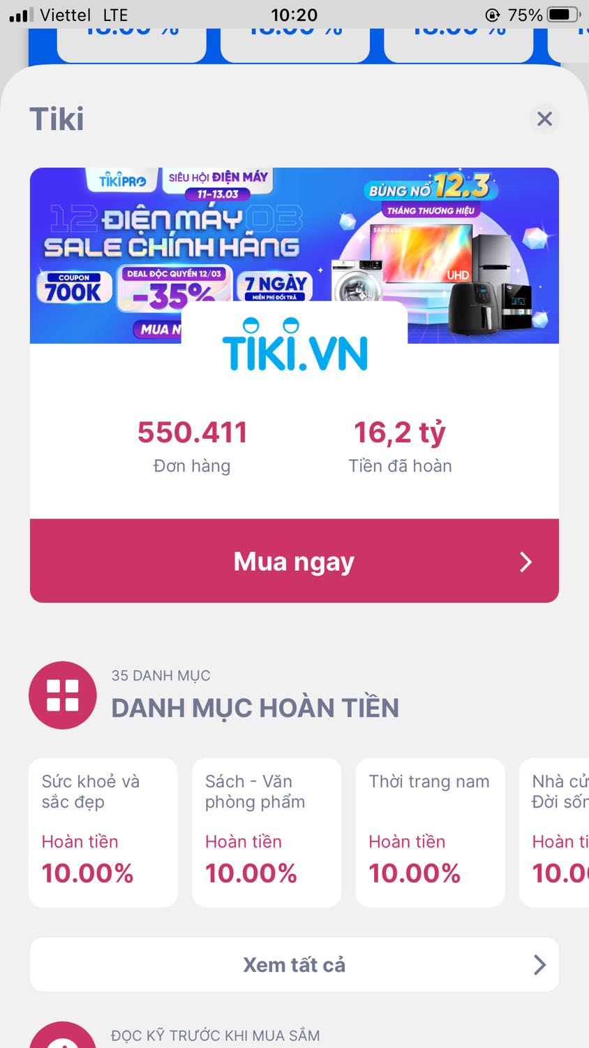 Sf tốt. Đóng gói cẩn thận, giao hàng nhanh. Các bạn hay mua hàng online hãy dùng ứng dụng cashbag để dc hoàn % tiền. Tải app cashbag hoặc cashbag.vn/5QEDDH8. Nhập mã người giới thiệu (5QEDDH8) để bạn và mình đều nhận dc quà nhé