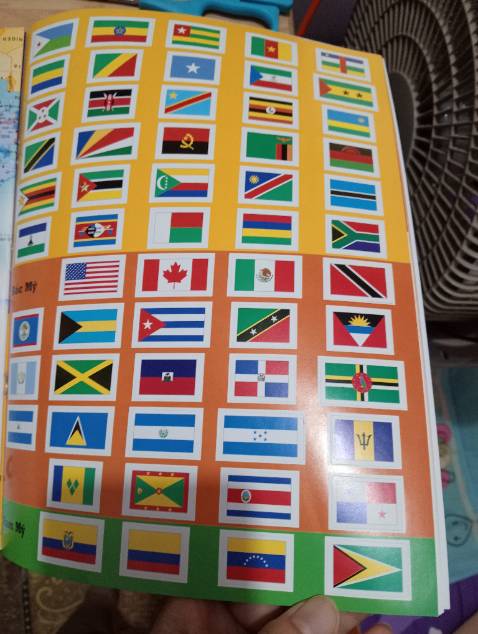Ổn. Mua cho các bạn tiểu học tìm hiểu về bản đồ thế giới các châu lục và quốc kì