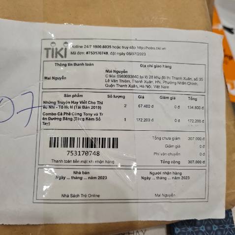 Shop hoặc Tiki đã giao nhầm sách cho tôi
Tôi mua sách của Tô Hoài
Thực tế giao sách của Ma Văn Kháng
Tôi muốn trả hàng giao nhầm. Vậy hãy hỗ trợ giúp tôi