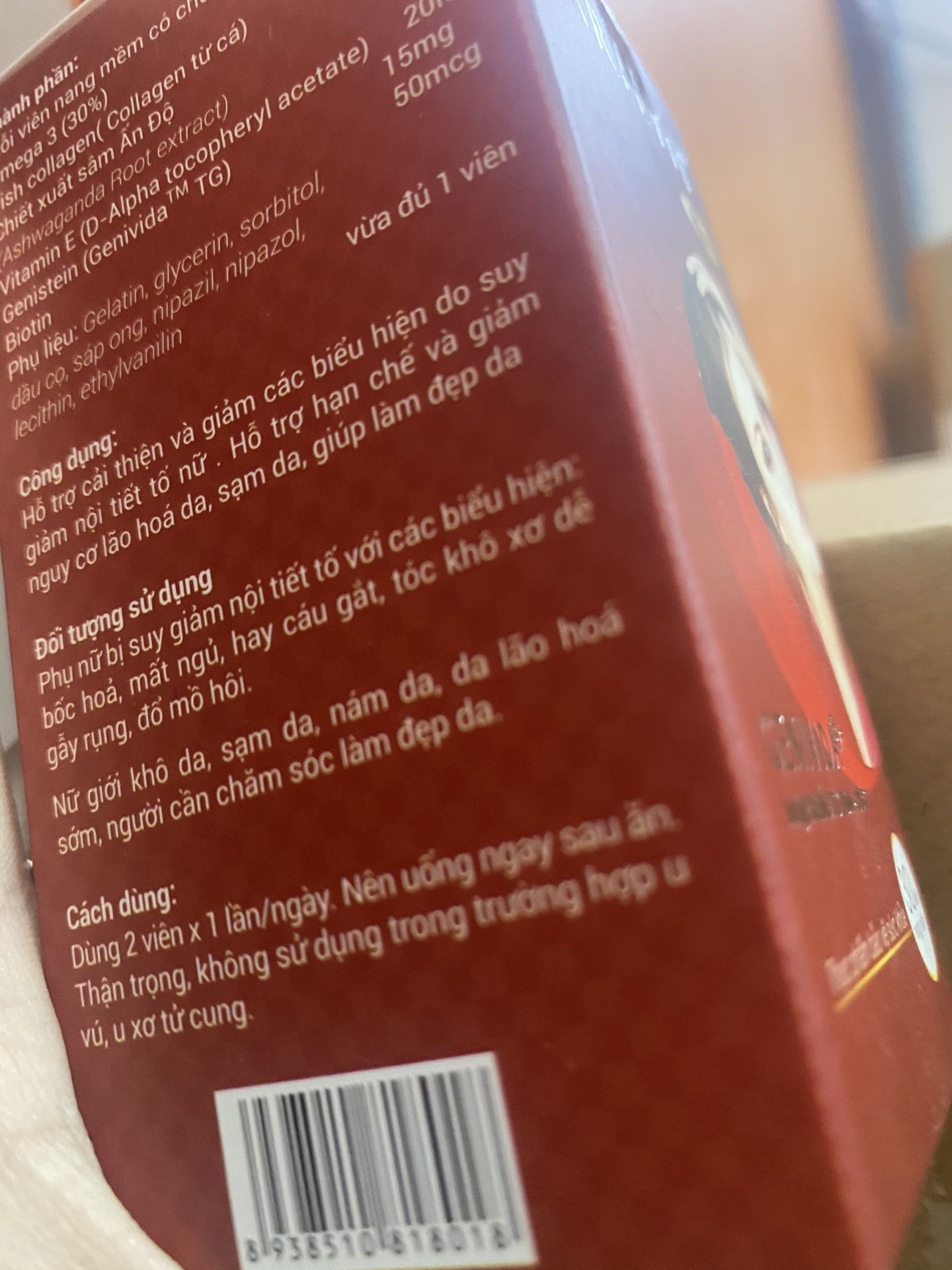 đã sử dụng được 10 ngày và nay mình quay lại đánh giá. Mình thấy giảm đau bụng kinh, giảm bốc hỏa, nhu cầu sinh lý cũng cải thiện lắm luôn, da mình từ khi dùng thì thấy có vẻ tươi sáng hơn chút ít.