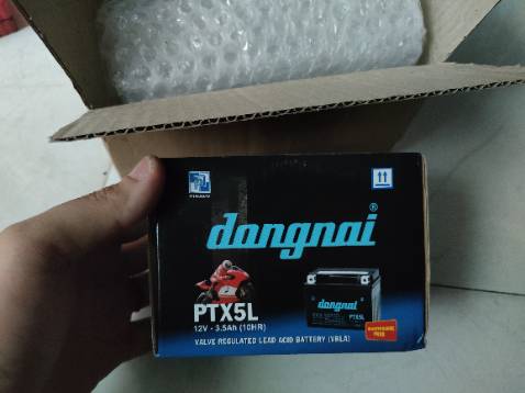 Ắc quy mới 100% dung lượng đủ, đóng gói kỹ, giao hàng nhanh.