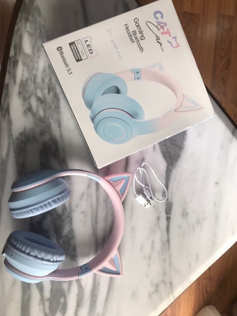 Màu pastel quá đẹp thêm tai mèo nữ dùng rất đáng yêu xứng đáng với giá tiền