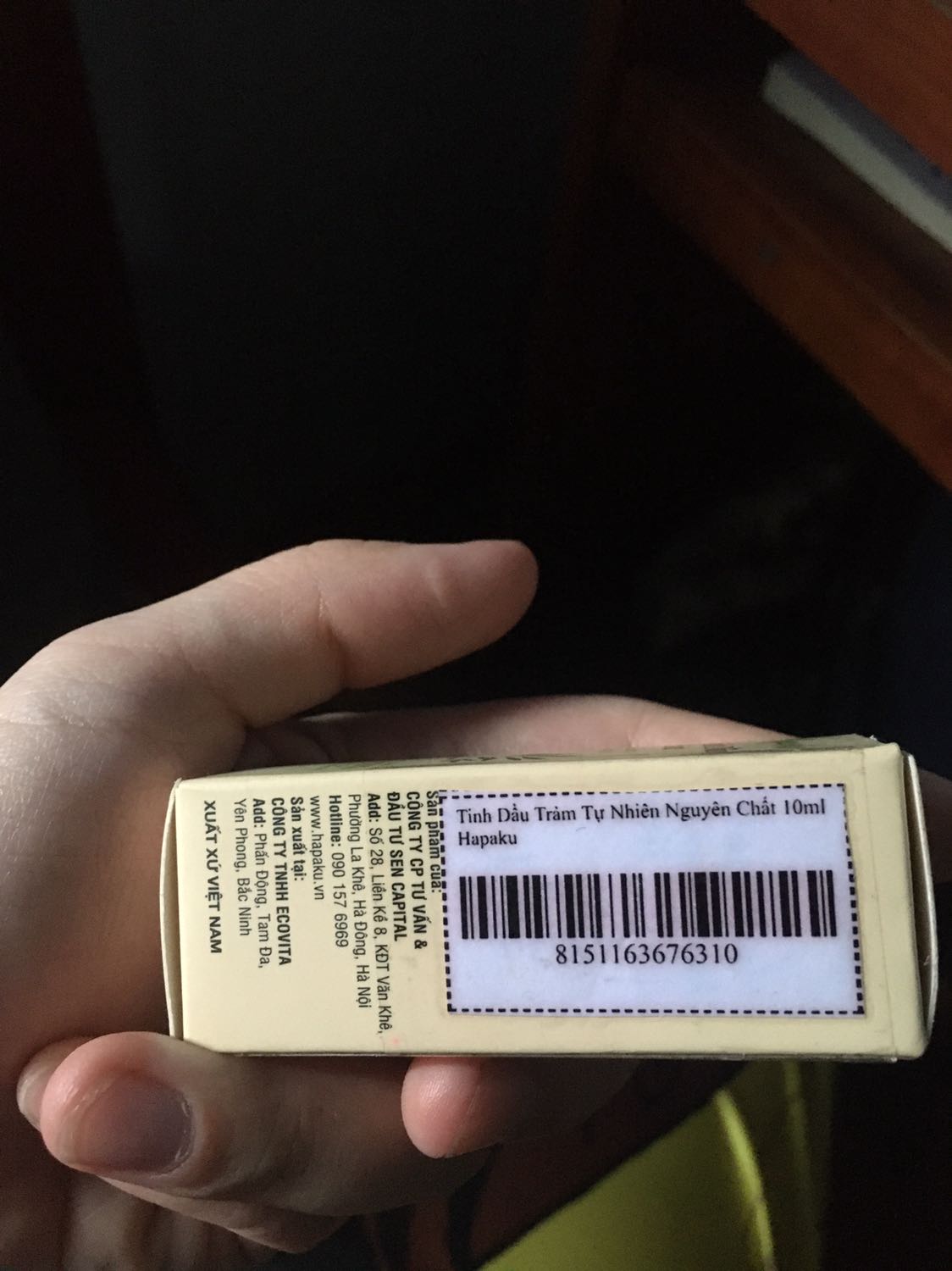 Tinh dầu tràm chuẩn, mùi rất thích. Có tem niêm phong hàng hoá đảm bảo. Đóng gói chắc chắn. Sẽ quay lại mua thêm