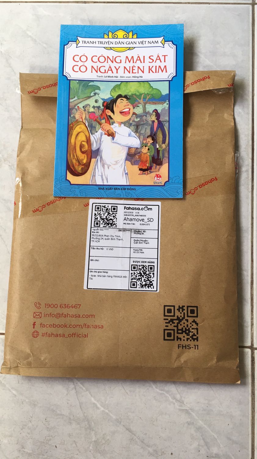 Chất lượng, giá tốt, giao hàng nhanh, nhà sách đóng gói kỹ lưỡng.