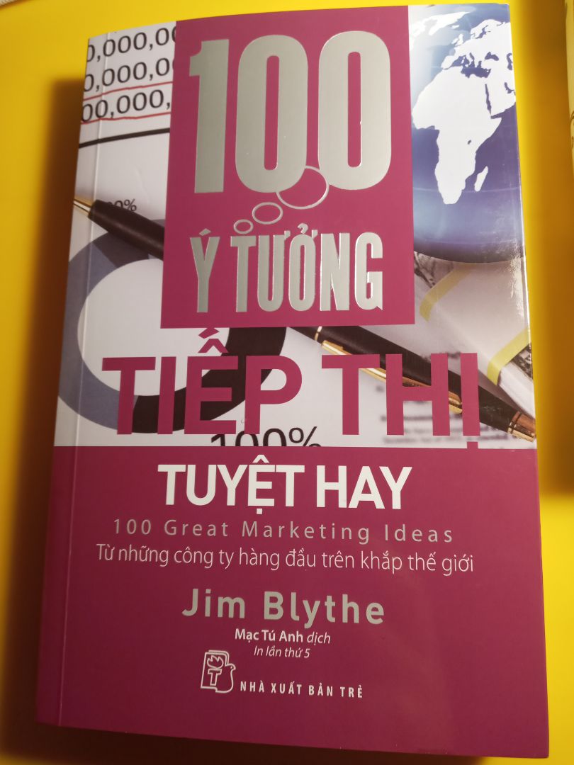 nếu ai đang cần tìm một cuốn tiếp thị hay và rất nhiều ví dụ, thực tế được áp dụng vào các công ty khác nhau, các ngành khác nhau, thì đây là cuốn sách hay. Cuốn sách như tác giả đã đề cập, không có nhiều lí thuyết mà chỉ tập trung vào các ví dụ thực tế đồng thời rút ra bài học cho bạn. sách in năm 2018