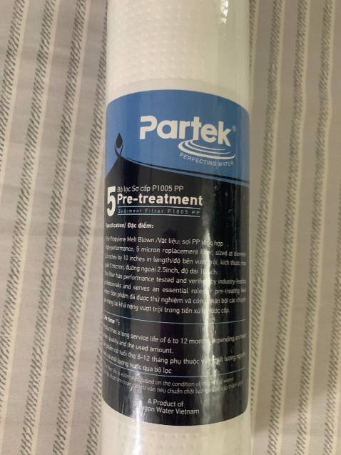 lõi partek lọc sạch, tốc độ lọc nhanh, độ bền tốt, shop uy tín và giao hàng nhanh chóng