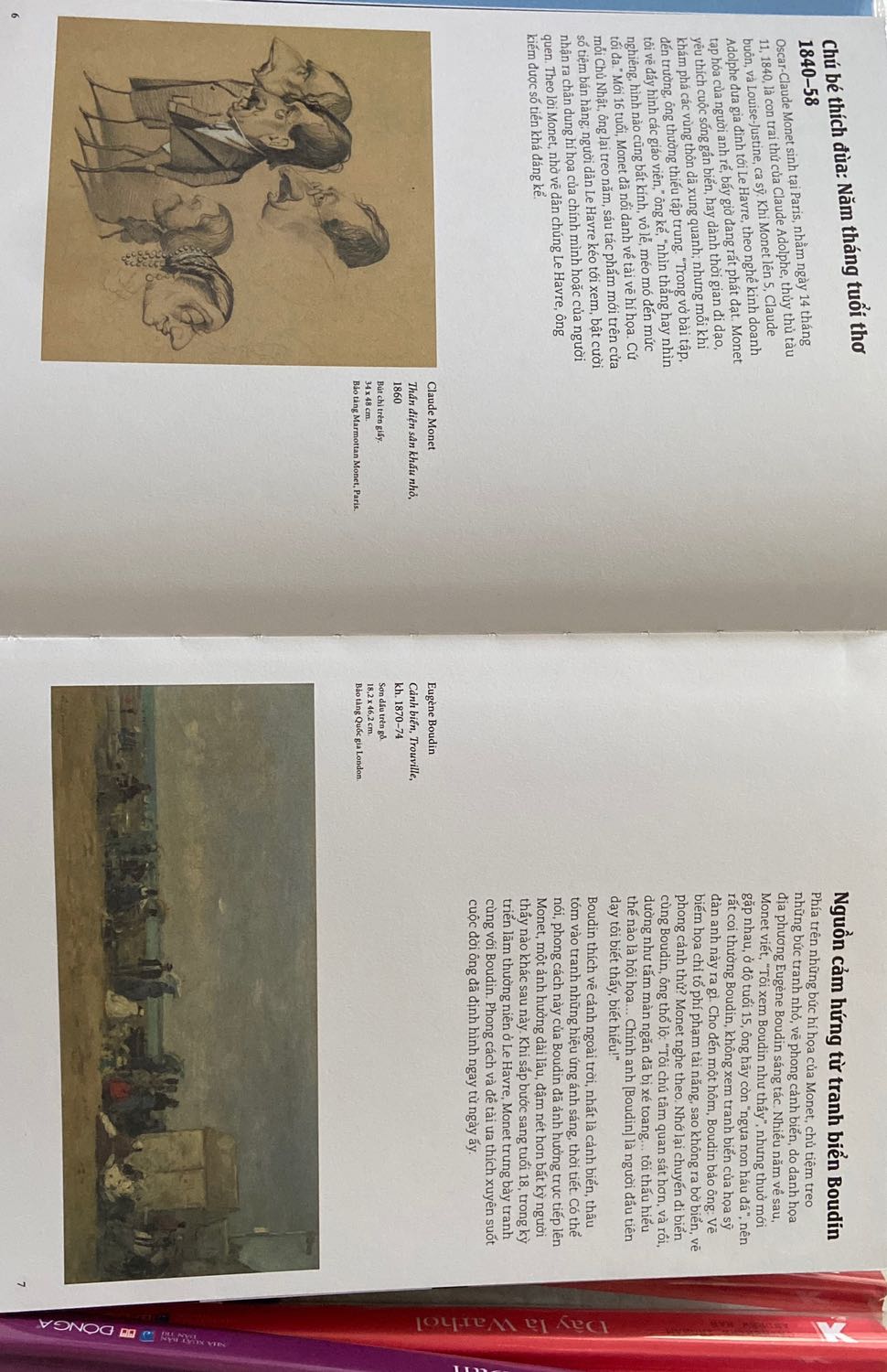 Sách in màu đẹp, hình vẽ minh hoạ dễ hiểu về cuộc đời của tác giả và các tác phẩm. 
Sách không in trên giấy dạng bóng và ít tác phẩm hơn sách nxb omega. @moon.mng